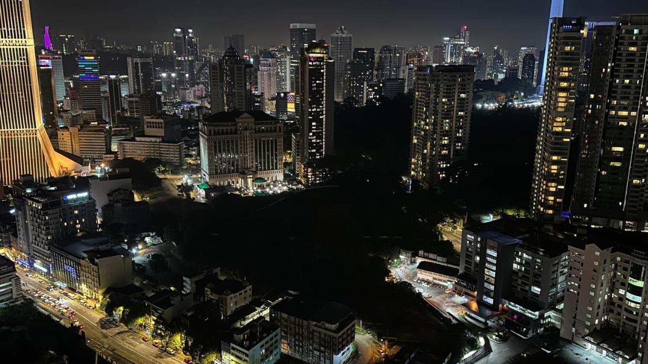 Skyline View In Bukit Bintang The Robertson 42F Lägenhet Kuala Lumpur Exteriör bild