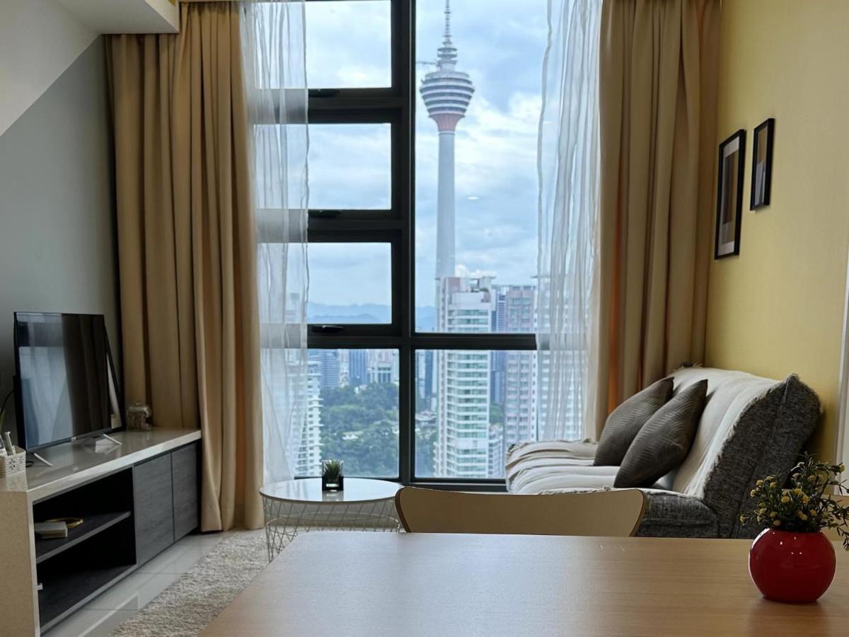 Skyline View In Bukit Bintang The Robertson 42F Lägenhet Kuala Lumpur Exteriör bild