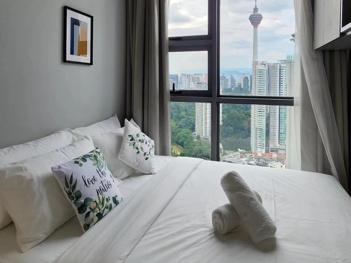 Skyline View In Bukit Bintang The Robertson 42F Lägenhet Kuala Lumpur Exteriör bild
